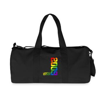 LGBTQ 2009 REGENBOGEN QUEER 16. GEBURTSTAG PRIDE - Recycelte Canvas-Sporttasche von Stanley/Stella - Schwarz - Vorne