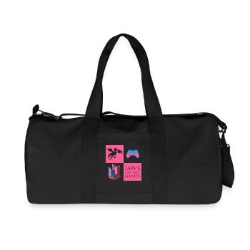 Dragon Game Fantasy - Recycled Canvas Sports Bag by Stanley/Stella - black - Front