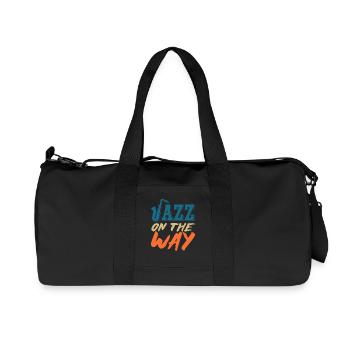Jazz Geschenk - Recycelte Canvas-Sporttasche von Stanley/Stella - Schwarz - Vorne