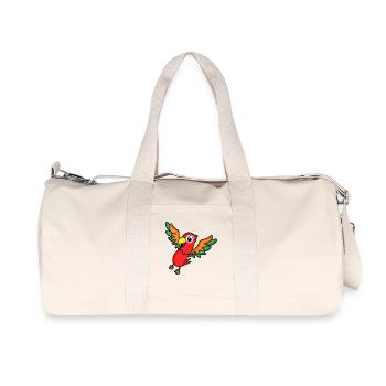 perroquet - Sac de sport en toile recyclée Stanley/Stella - blanc naturel - Devant