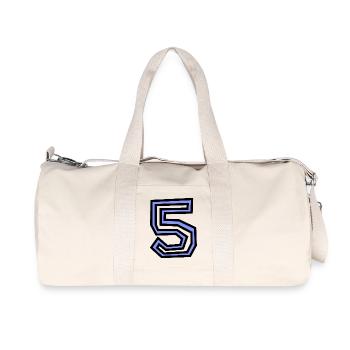 5. 5 JAHRE - Recycelte Canvas-Sporttasche von Stanley/Stella - Naturweiß - Vorne