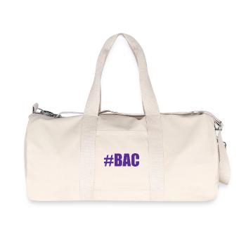 BAC. BACCALAUREAT. BREVET. DNB. EXAMEN. BRAVO - Sac de sport en toile recyclée Stanley/Stella - blanc naturel - Devant