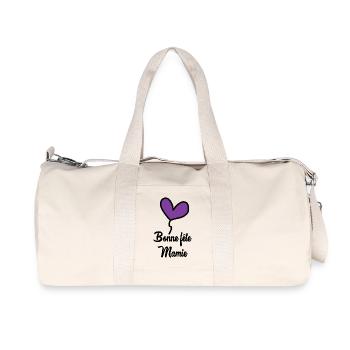 MAMIE. GRAND-MERE. FÊTE DES MÈRES - Sac de sport en toile recyclée Stanley/Stella - blanc naturel - Devant