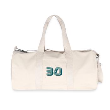 30. 30 YEARS. 30th ANNIVERSARY. 30 YEARS ANNIVERSARY. - Recycled Canvas Sports Bag by Stanley/Stella - natural - Front
