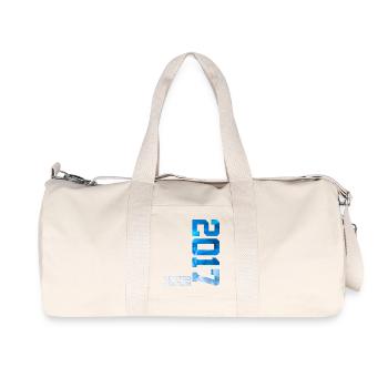 9. GEBURTSTAG LIMITED EDITION 2017 - Recycelte Canvas-Sporttasche von Stanley/Stella - Naturweiß - Vorne