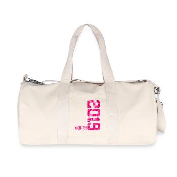 7. GEBURTSTAG LIMITED EDITION 2019 - Recycelte Canvas-Sporttasche von Stanley/Stella - Naturweiß - Vorne