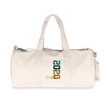 6TH BIRTHDAY LIMITED EDITION 2020 - Recycled Canvas Sports Bag by Stanley/Stella - natural - Front