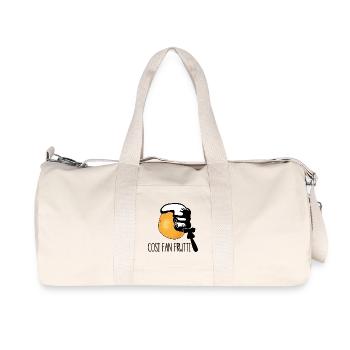 cosi fan tutti versus frutti - Souvenir von Mozart - Recycelte Canvas-Sporttasche von Stanley/Stella - Naturweiß - Vorne