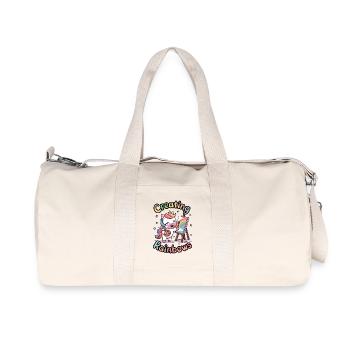 Creating Rainbows - Recycled Canvas Sports Bag by Stanley/Stella - natural - Front