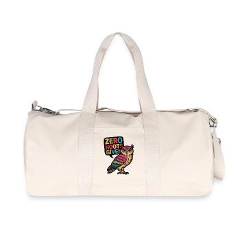 Null Hupen gegeben - Recycelte Canvas-Sporttasche von Stanley/Stella - Naturweiß - Vorne