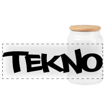 Shorts TEKNO (verschiedene Farben) - Panorama Keksdose mit Holzdeckel - Weiß - Vorne