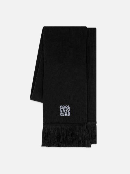 Cool Dads Club Retro bestickt - Strickschal - Schwarz