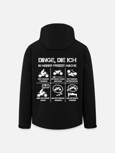 Freizeit - Motorradfahrer - Biker - Recycelte Männer Softshell-Jacke von Stanley/Stella - Schwarz