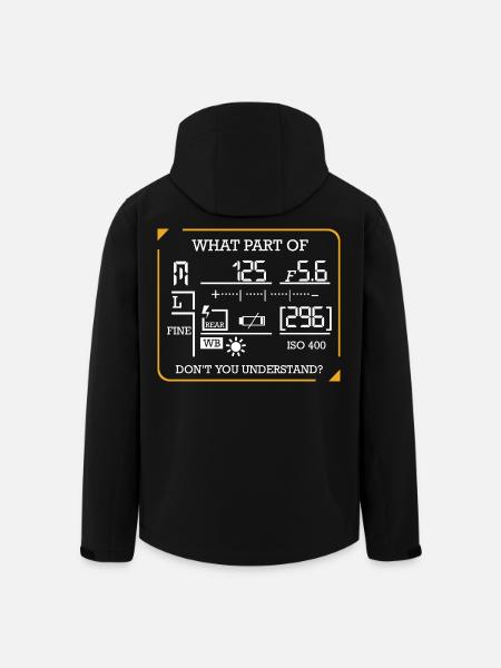 photographer - Men’s Recycled Softshell Jacket by Stanley/Stella - black