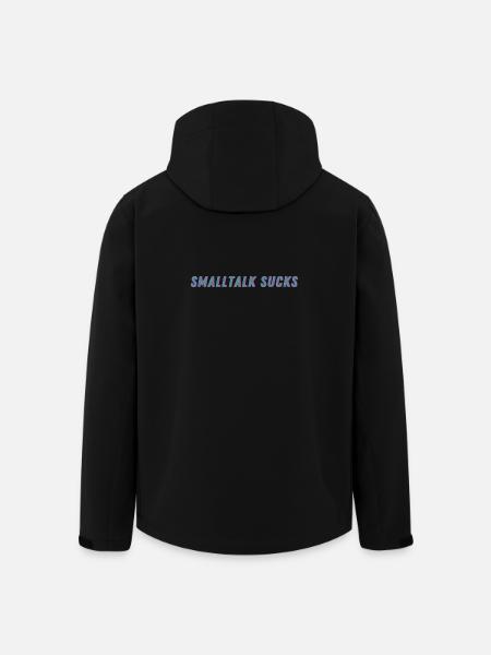 SMALLTALK SUCKS - Spread it! - Recycelte Männer Softshell-Jacke von Stanley/Stella - Schwarz