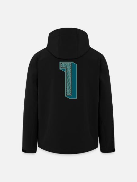 1. 1 YEAR. 1st ANNIVERSARY - Men’s Recycled Softshell Jacket by Stanley/Stella - black