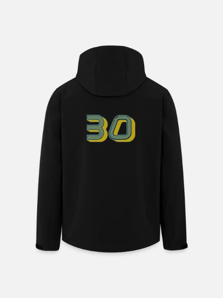 30 - Men’s Recycled Softshell Jacket by Stanley/Stella - black