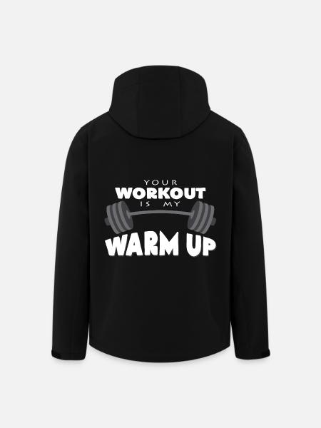 dumbbell - Men’s Recycled Softshell Jacket by Stanley/Stella - black