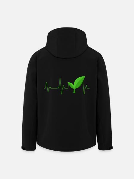 Vegan - Recycelte Männer Softshell-Jacke von Stanley/Stella - Schwarz
