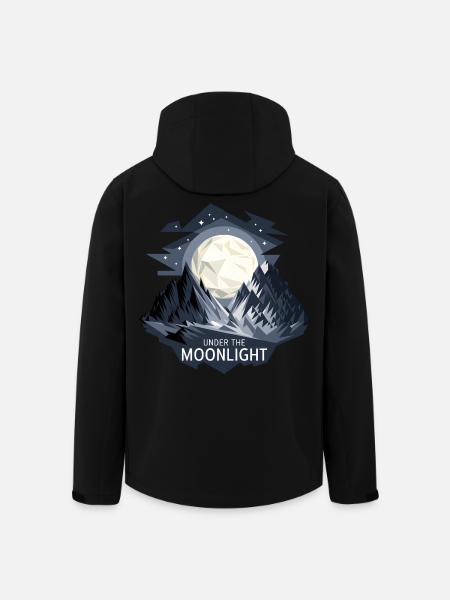 Under The Moonlight - Men’s Recycled Softshell Jacket by Stanley/Stella - black