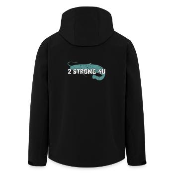 Catfish fishing catfish too strong for you - Men’s Recycled Softshell Jacket by Stanley/Stella - black - Back - AI Model Male 185 light (185cm)