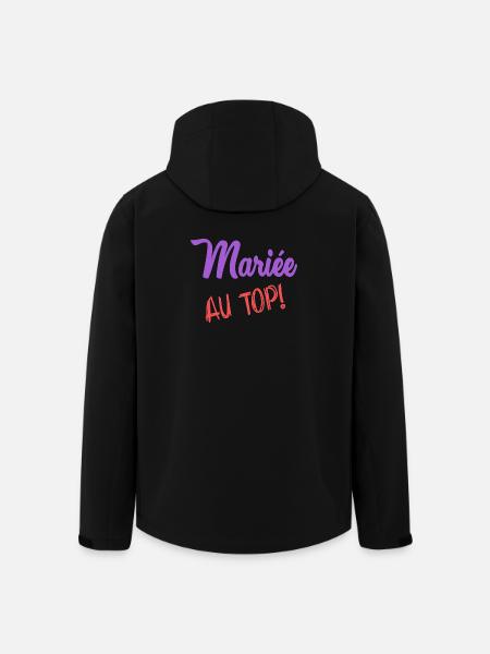 MARIEE - Veste softshell homme en polyester recyclé Stanley/Stella - noir