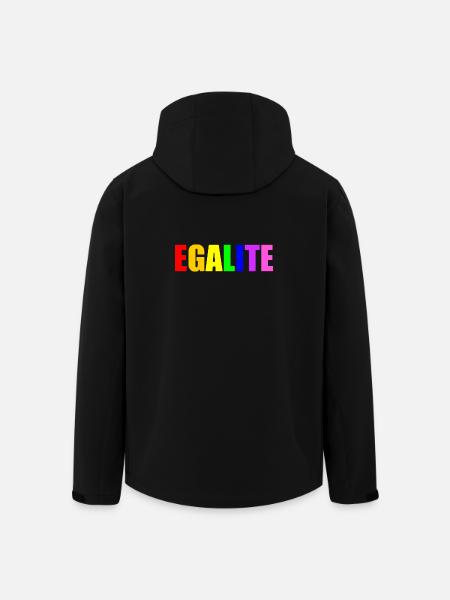Equality - Men’s Recycled Softshell Jacket by Stanley/Stella - black