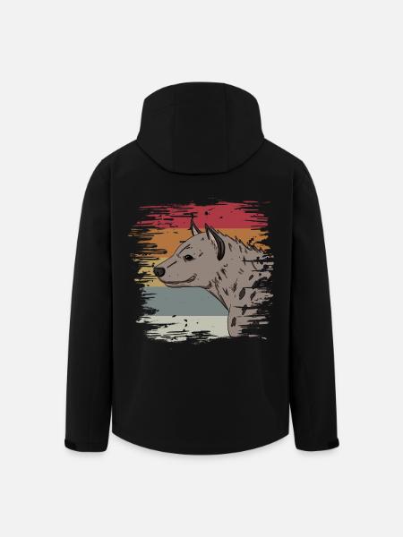 Hyäne - Recycelte Männer Softshell-Jacke von Stanley/Stella - Schwarz