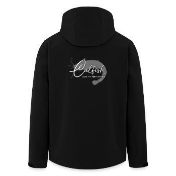 Wels Waller angeln Sportfischen Flussmonster - Recycelte Männer Softshell-Jacke von Stanley/Stella - Schwarz - Hinten - AI Model Male 185 light (185cm)