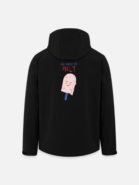 you make me melt icecream - Men’s Recycled Softshell Jacket by Stanley/Stella - black