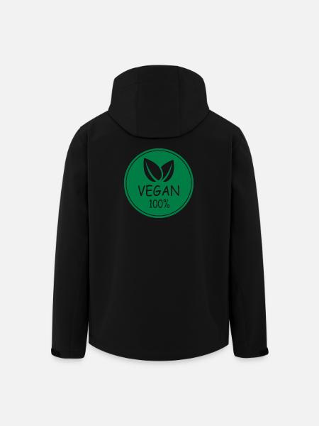 vegan 100% - Recycelte Männer Softshell-Jacke von Stanley/Stella - Schwarz