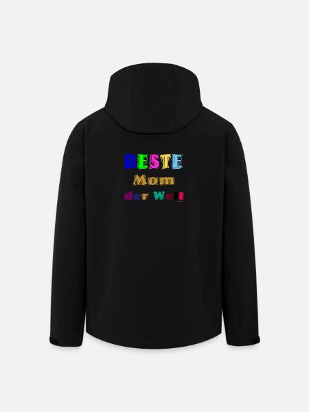 Beste Mutter der Welt - Recycelte Männer Softshell-Jacke von Stanley/Stella - Schwarz