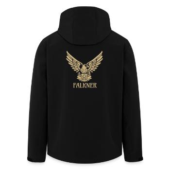 Falkner Falke Adler Greifvogel Falknerei Geschenk - Recycelte Männer Softshell-Jacke von Stanley/Stella - Schwarz - Hinten - AI Model Male 185 light (185cm)