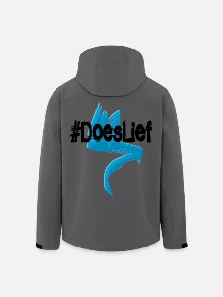 Does lief - express your heart - respect - Men’s Recycled Softshell Jacket by Stanley/Stella - anthracite