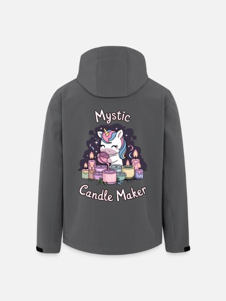 Mystic Candle Maker. - Men’s Recycled Softshell Jacket by Stanley/Stella - anthracite
