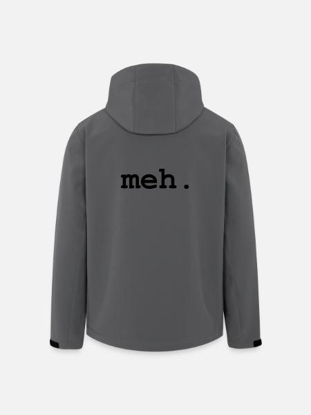 meh humor - Men’s Recycled Softshell Jacket by Stanley/Stella - anthracite