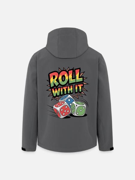 Roulez avec - Veste softshell homme en polyester recyclé Stanley/Stella - charbon