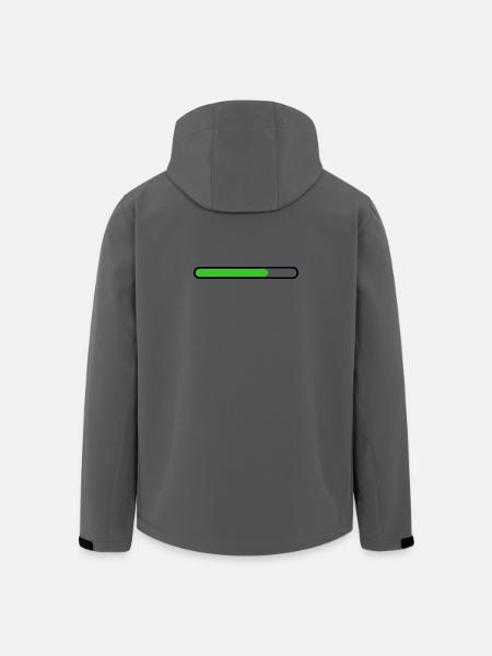 Loading bar Black Green - Men’s Recycled Softshell Jacket by Stanley/Stella - anthracite