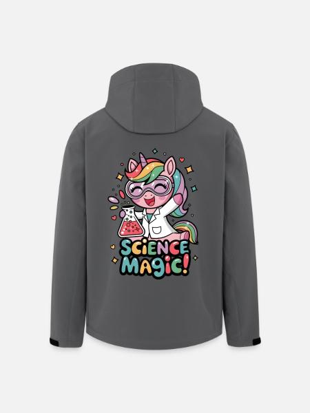 Science Magic! - Men’s Recycled Softshell Jacket by Stanley/Stella - anthracite