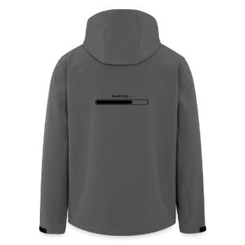loading symbol - Men’s Recycled Softshell Jacket by Stanley/Stella - anthracite - Back - AI Model Male 185 light (185cm)