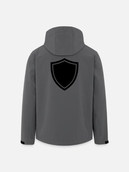 shield icon logo shape security - Men’s Recycled Softshell Jacket by Stanley/Stella - anthracite