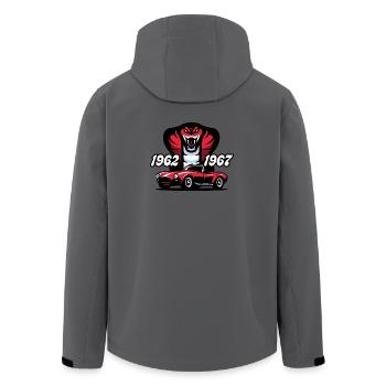 The Red Snake - Men’s Recycled Softshell Jacket by Stanley/Stella - anthracite - Back - AI Model Male 185 light (185cm)
