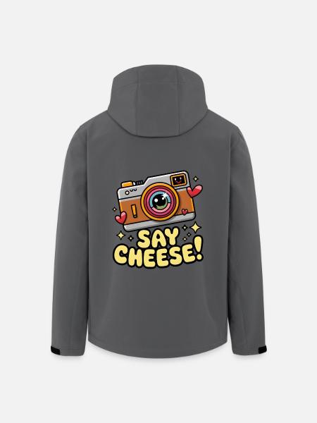 Say Cheese! - Men’s Recycled Softshell Jacket by Stanley/Stella - anthracite