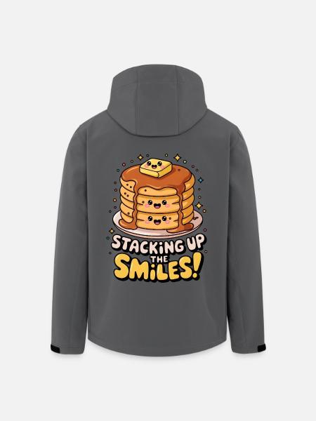 Staking Up The Smiles! - Men’s Recycled Softshell Jacket by Stanley/Stella - anthracite