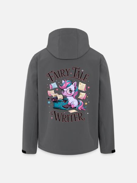 Fairy Tale Writer - Men’s Recycled Softshell Jacket by Stanley/Stella - anthracite