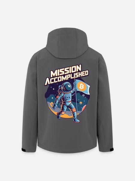 Mission Accomplished - Men’s Recycled Softshell Jacket by Stanley/Stella - anthracite