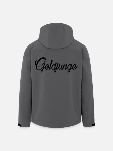 Goldjunge - Recycelte Männer Softshell-Jacke von Stanley/Stella - Anthrazit