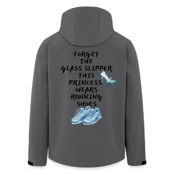 Forget the glass slipper - Princess Runner - Recycelte Männer Softshell-Jacke von Stanley/Stella - Anthrazit - Hinten - AI Model Male 185 light (185cm)