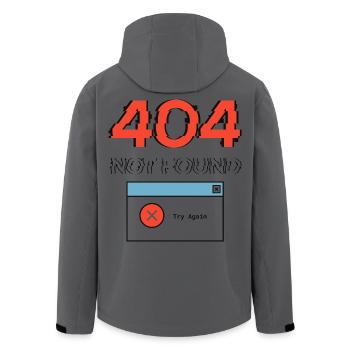 Fehler 404 - Recycelte Männer Softshell-Jacke von Stanley/Stella - Anthrazit - Hinten - AI Model Male 185 light (185cm)