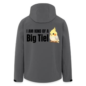 Lustiges Geschenk für Nymphensittich-Vogelliebhaber - Recycelte Männer Softshell-Jacke von Stanley/Stella - Anthrazit - Hinten - AI Model Male 185 light (185cm)